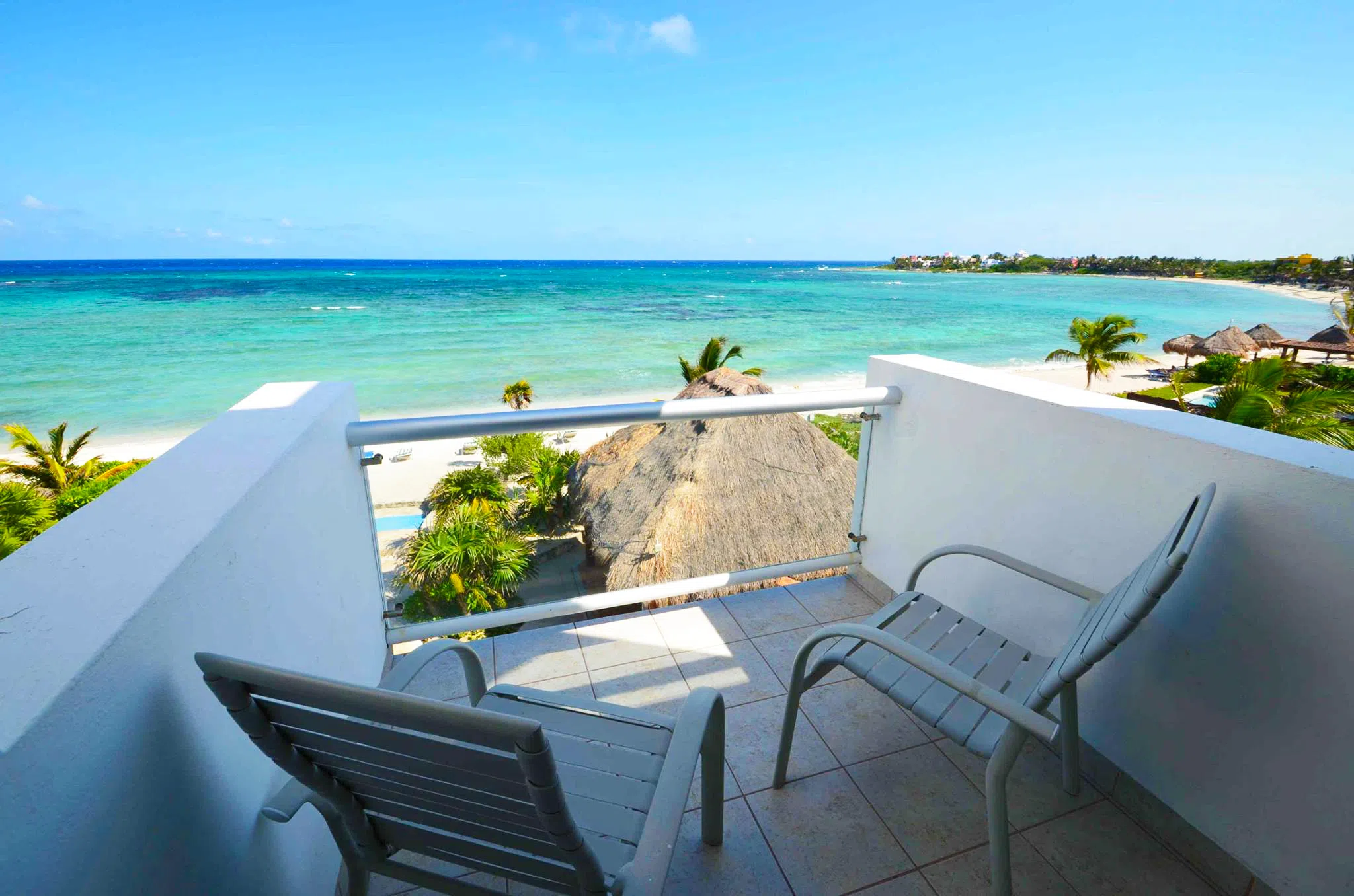 Balcony overlooking the sea